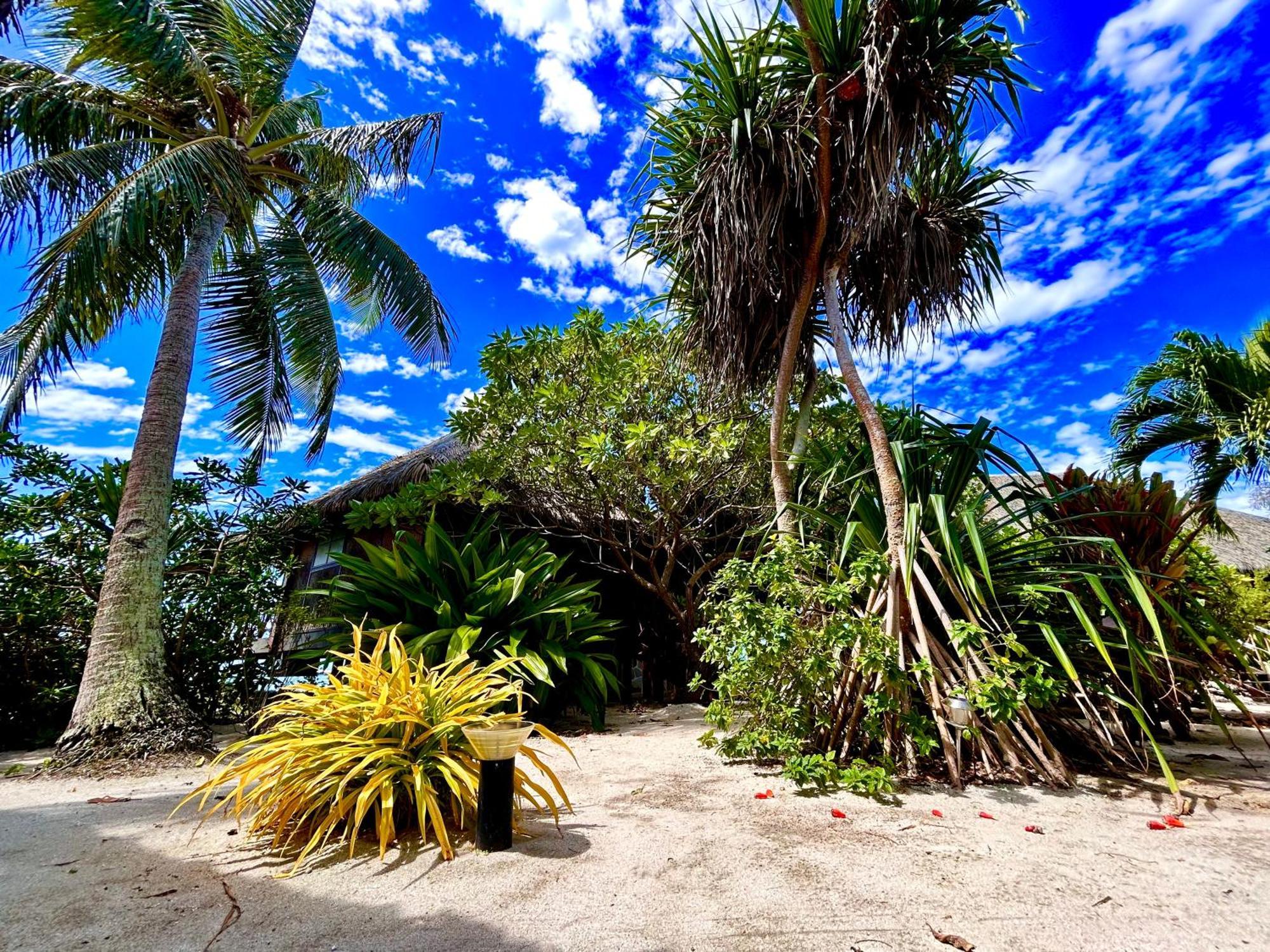 Hotel Eden Private Island Tahaa Patio  Exterior foto