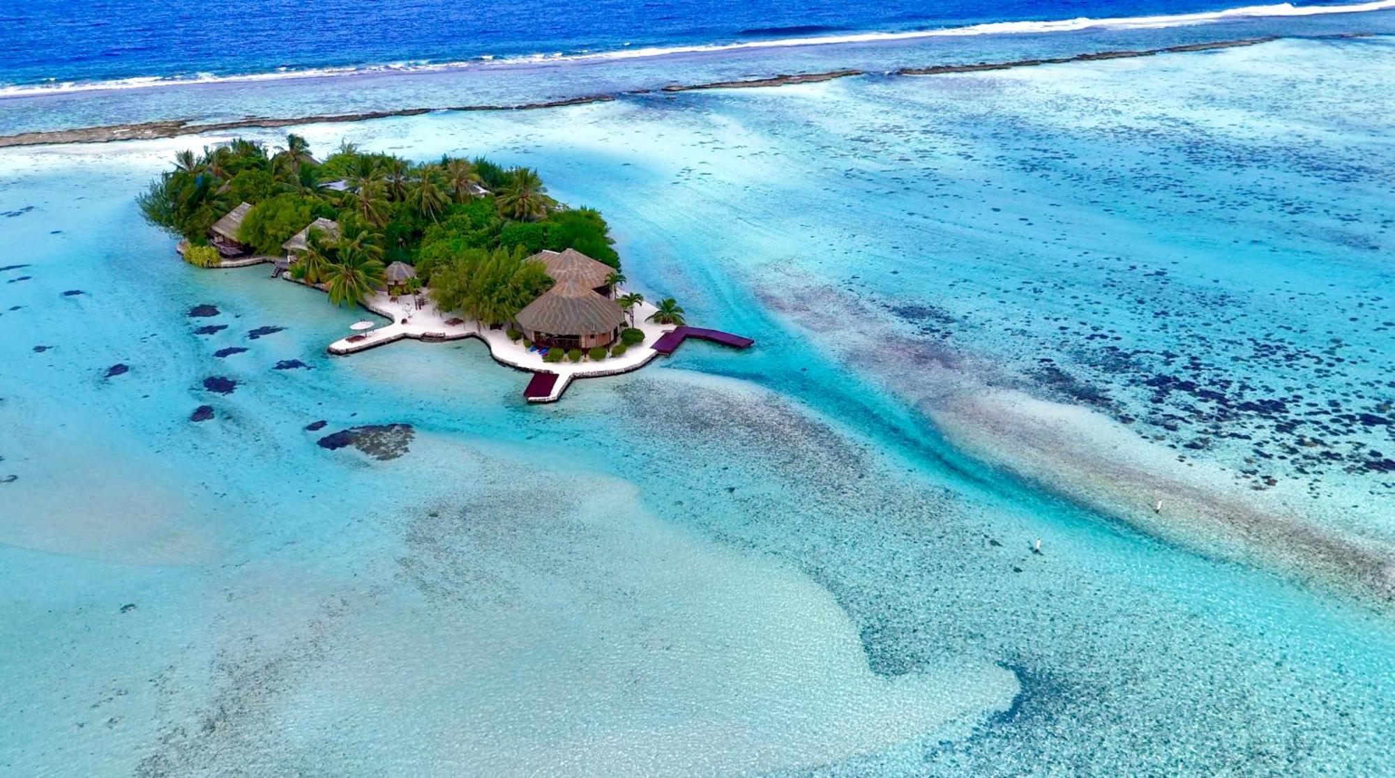 Hotel Eden Private Island Tahaa Patio  Exterior foto